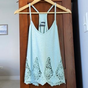 Racerback 100% Cotton Crochet Tank Cami